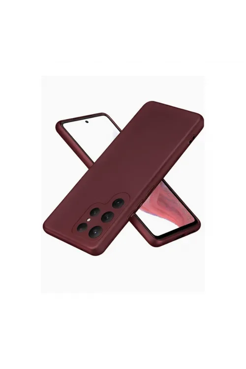 Samsung Galaxy S25 Ultra Kılıf First Silikon - Bordo