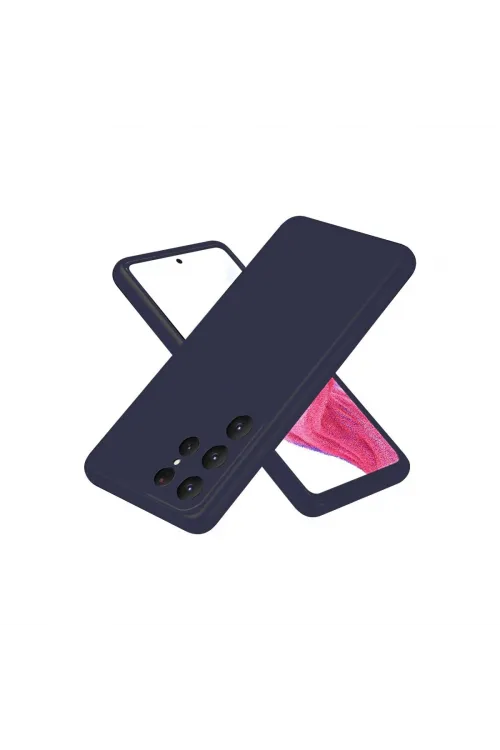Samsung Galaxy S25 Ultra Kılıf First Silikon - Lacivert