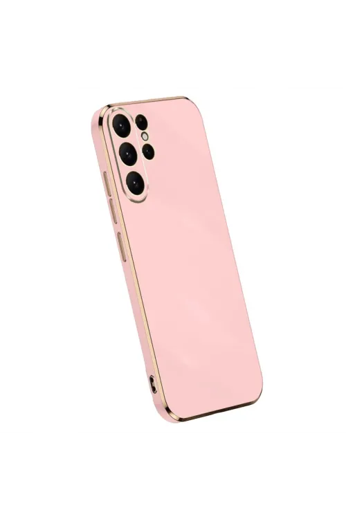 Samsung Galaxy S25 Ultra Kılıf Volet Silikon - Pembe