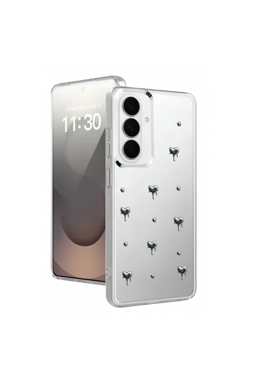 Samsung Galaxy S26 Plus Fiyonk Desenli Kapak - Desen 1