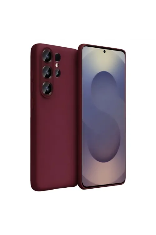 Samsung Galaxy S26 Ultra First Silikon - Bordo