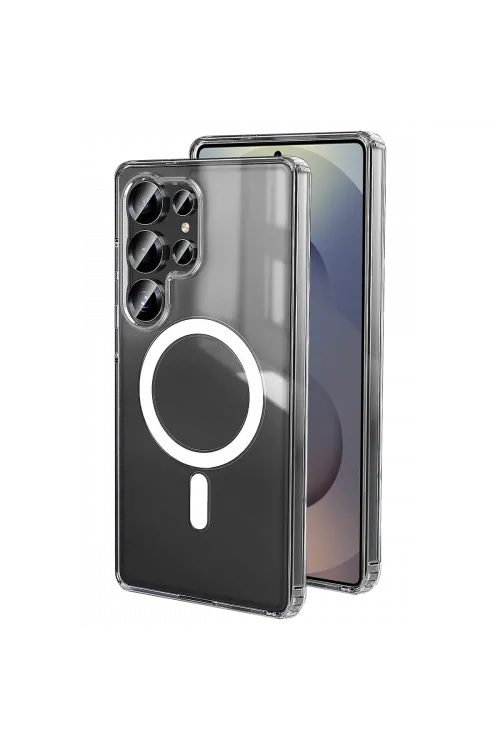 Samsung Galaxy S26 Ultra Magneticsafe Şeffaf Silikon - Şeffaf