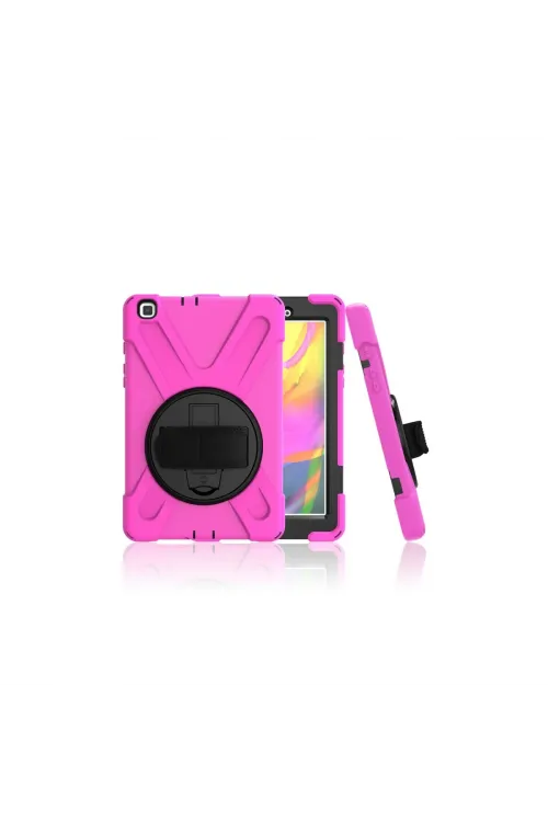 Samsung Galaxy T290 Tab A 8 Kılıf Amazing Tablet Kapak - Pembe