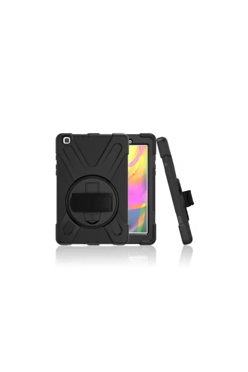 Samsung Galaxy T290 Tab A 8 Kılıf Amazing Tablet Kapak - Siyah