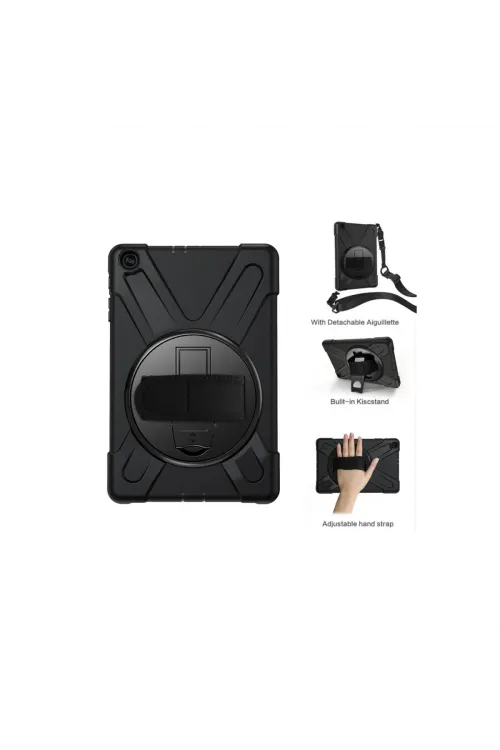 Samsung Galaxy T510 Tab A 10.1 Kılıf Amazing Tablet Kapak - Siyah