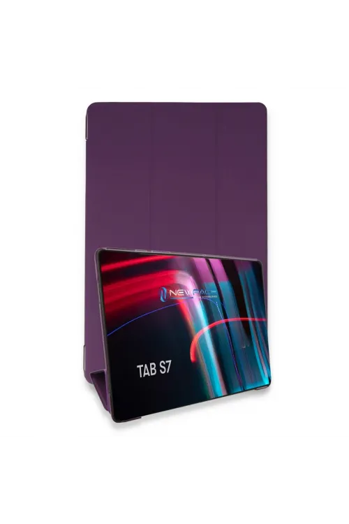 Samsung Galaxy T870 Tab S7 11 Kılıf Tablet Smart Kılıf - Mor