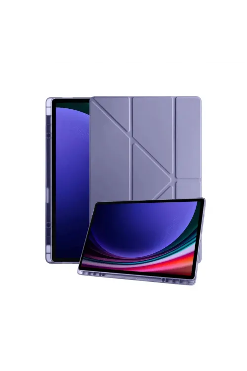 Samsung Galaxy Tab A11 Plus Kalemlikli Mars Tablet Kılıfı - Lavender