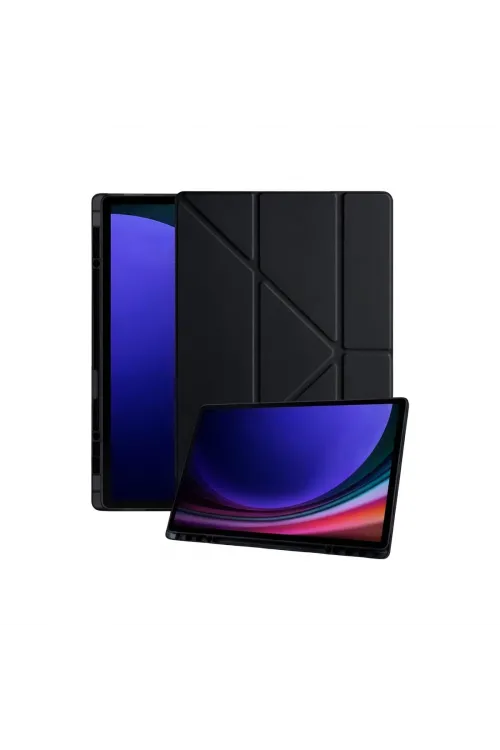 Samsung Galaxy Tab A11 Plus Kalemlikli Mars Tablet Kılıfı - Siyah