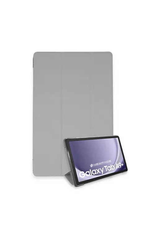 Samsung Galaxy Tab A9 Plus Kılıf Tablet Smart Kılıf - Gri