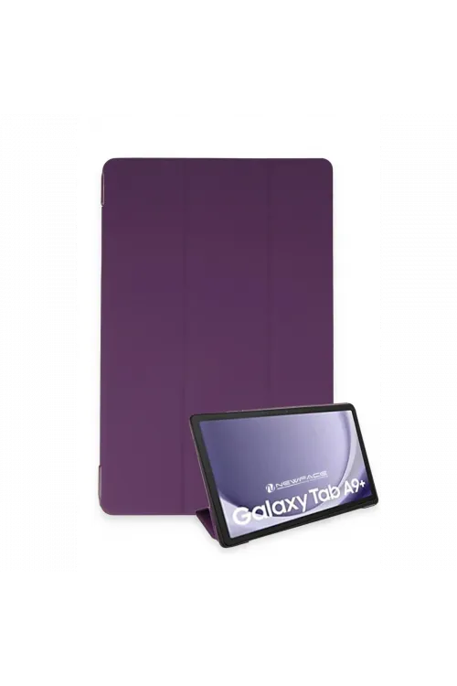 Samsung Galaxy Tab A9 Plus Kılıf Tablet Smart Kılıf - Mor