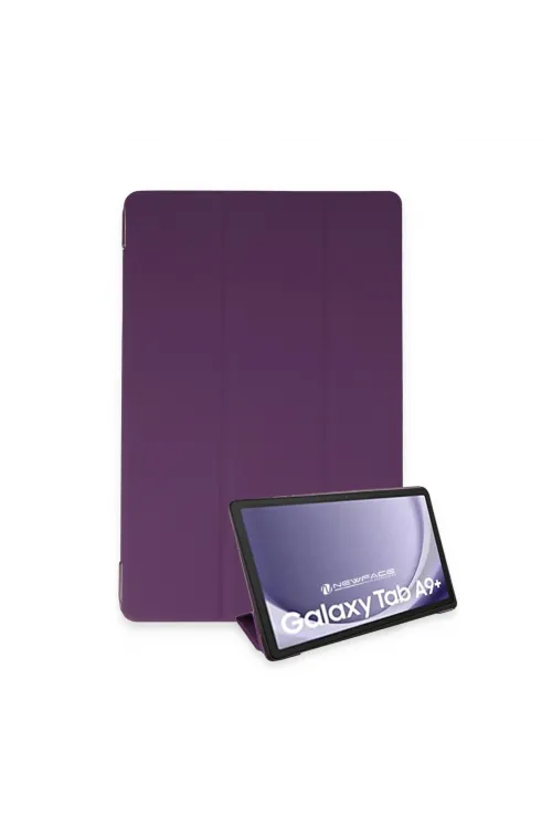 Samsung Galaxy Tab A9 Plus Kılıf Tablet Smart Kılıf - Mor