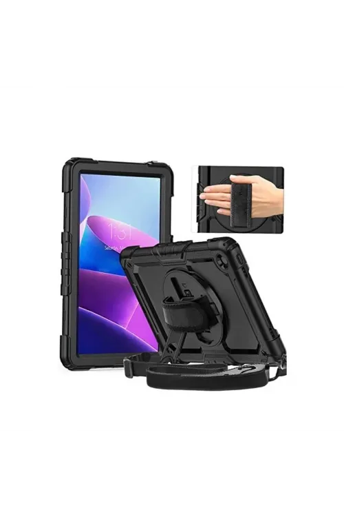 Samsung Galaxy Tab S10 Fe Plus 13.1 Kılıf Amazing Tablet Kapak - Siyah