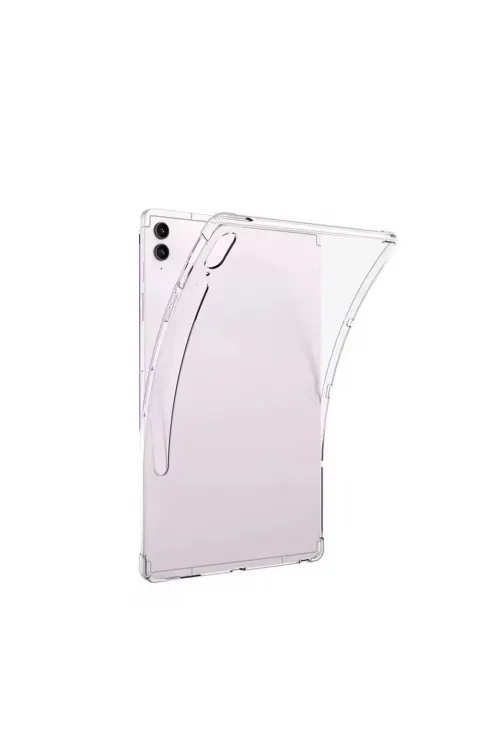 Samsung Galaxy Tab S10 Fe Plus 13.1 Kılıf Anti Shock Tablet Silikon - Şeffaf