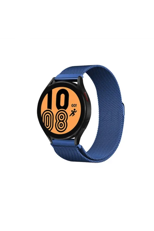 Samsung Galaxy Watch 4 Metal Mıknatıslı Kordon (saat Değildir) - Mavi