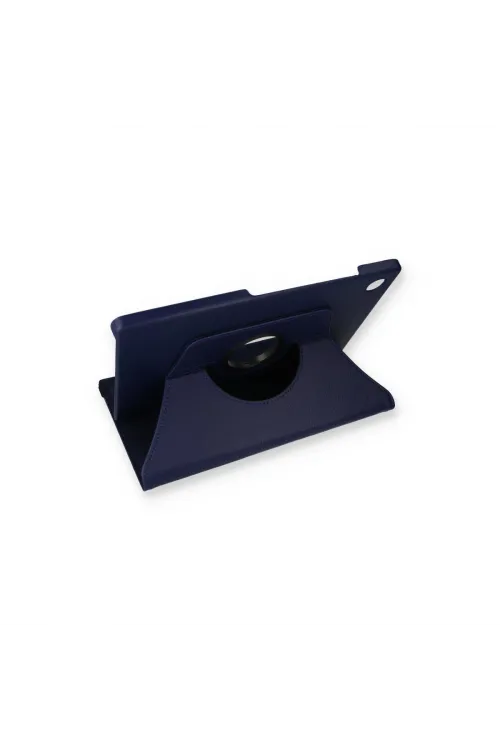 Samsung Galaxy X200 Tab A8 10.5 Kılıf 360 Tablet Deri Kılıf - Lacivert