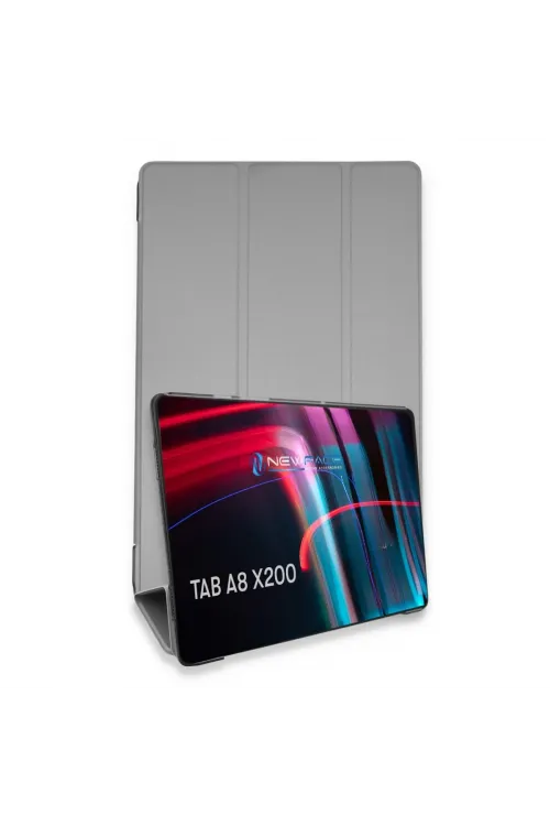 Samsung Galaxy X200 Tab A8 10.5 Kılıf Tablet Smart Kılıf - Gri
