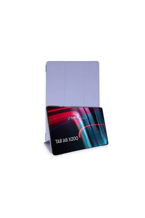 Samsung Galaxy X200 Tab A8 10.5 Kılıf Tablet Smart Kılıf - Lila