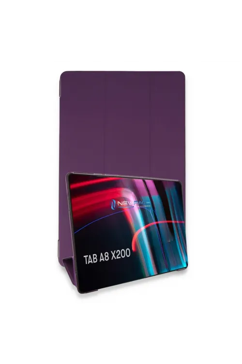 Samsung Galaxy X200 Tab A8 10.5 Kılıf Tablet Smart Kılıf - Mor