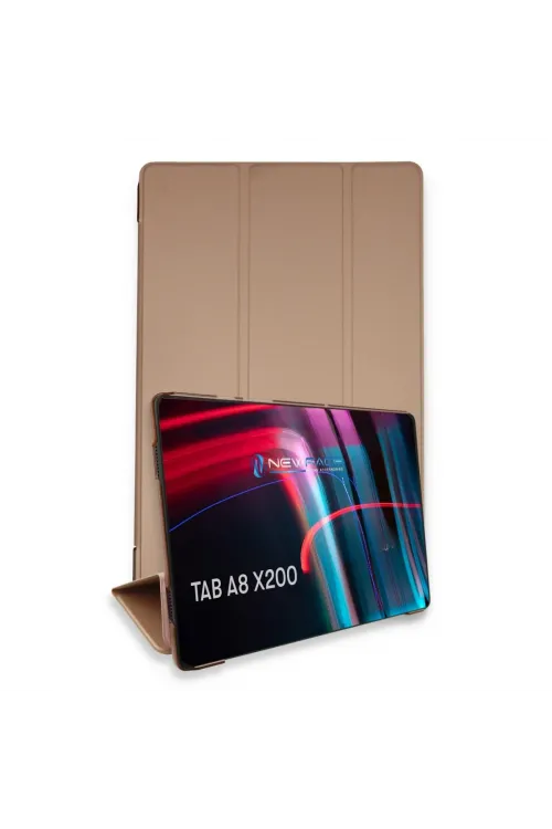 Samsung Galaxy X200 Tab A8 10.5 Kılıf Tablet Smart Kılıf - Rose Gold