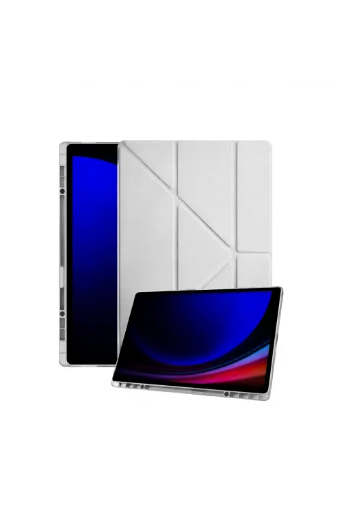 Samsung Galaxy X730 Tab S11 Kalemlikli Mars Tablet Kılıfı - Gri