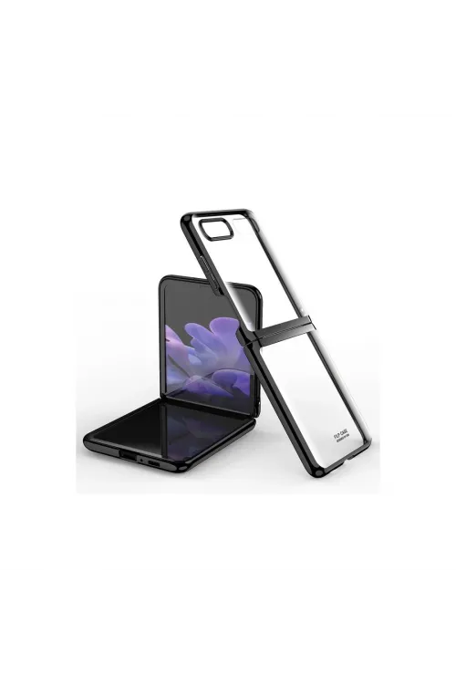 Samsung Galaxy Z Flip 4 Kılıf Fold Element Kapak - Siyah
