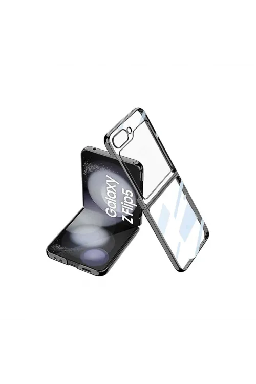 Samsung Galaxy Z Flip 5 Kılıf Fold Element Kapak - Siyah