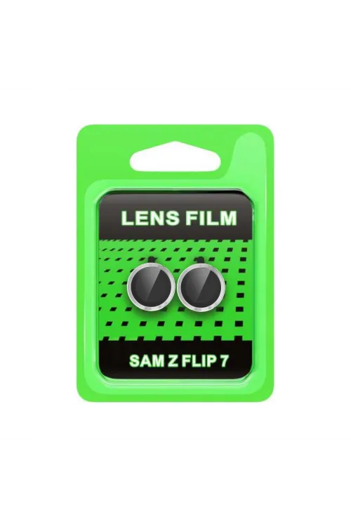 Samsung Galaxy Z Flip 7 Raze Metal Kamera Lens - Gümüş