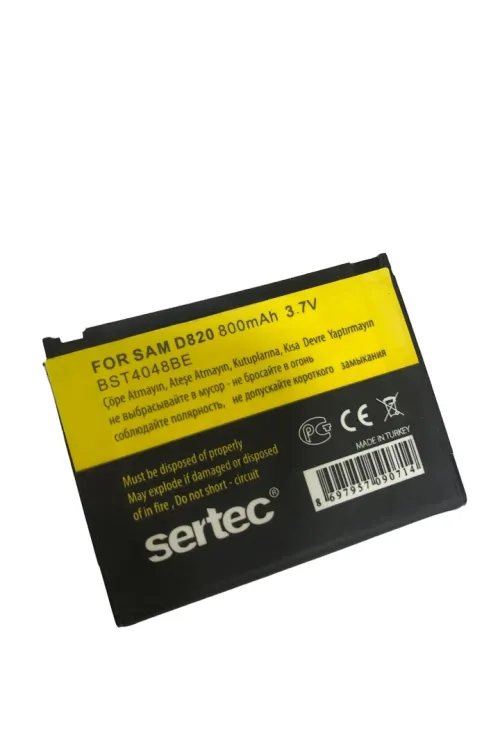 Samsung V740/D820 Uyumlu Batarya