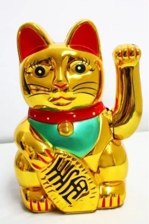 Şanslı Kedi 9,8*9,8*15,5 Cm
