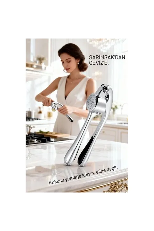 Sarımsak Ezici 304 Paslanmaz Çelik Stella Classic Design 721064
