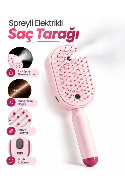 Şarjlı Elektrikli Saç Tarağı
