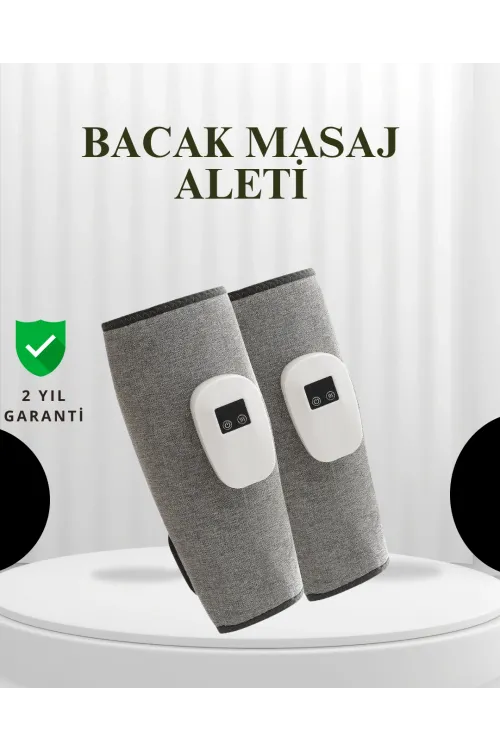 Şarjlı Isıtmalı Baldır Masaj Aleti – 3 Hava Basınçlı, Titreşimli Ve Akıllı Zamanlayıcılı