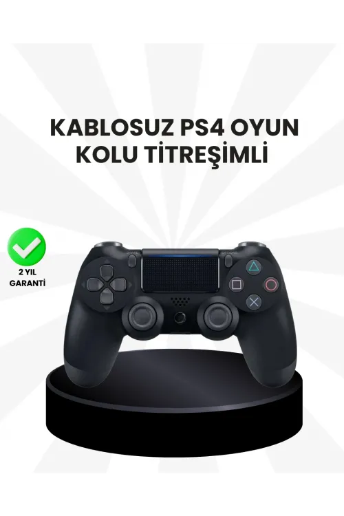 Şarjlı Kablosuz Ps4 Oyun Kolu Titreşimli Hassas Kontrol