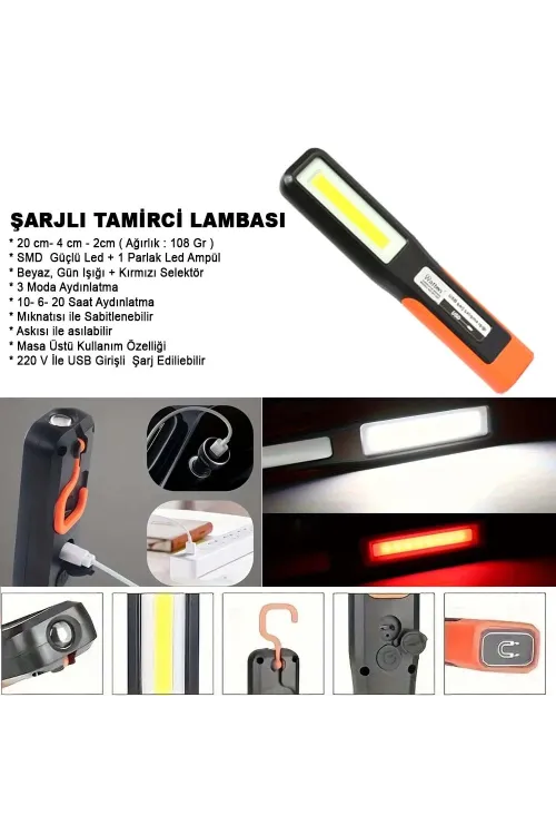 Şarjlı Tamirci Lambası  Wt-297