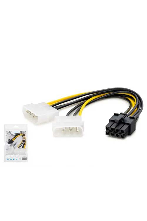 Sata To 8 Pin Ekran Kartı Power Kablosu - Siyah HDX5504
