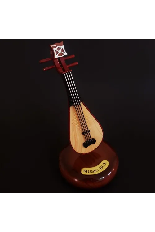 Saz Tasarımlı Dekoratif Müzik Kutusu