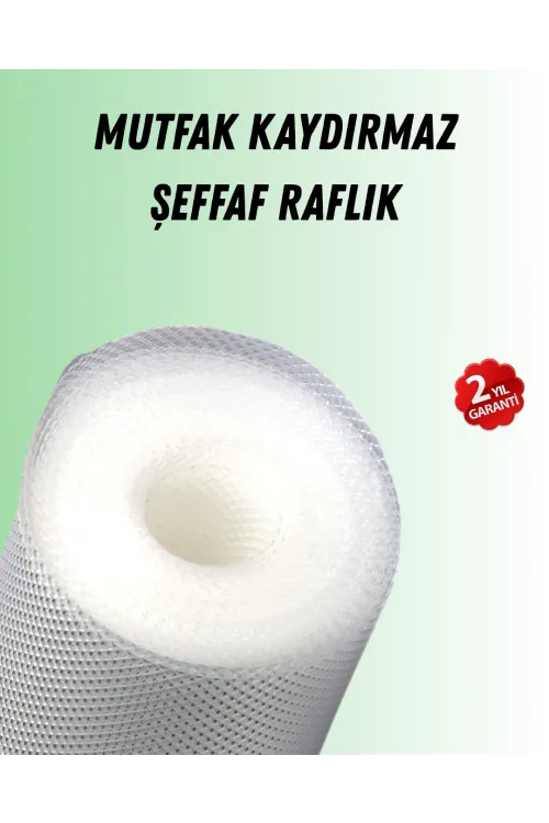 Şeffaf Mutfak Raflığı Ve Çekmece Kaplaması Kaydırmaz Pvc