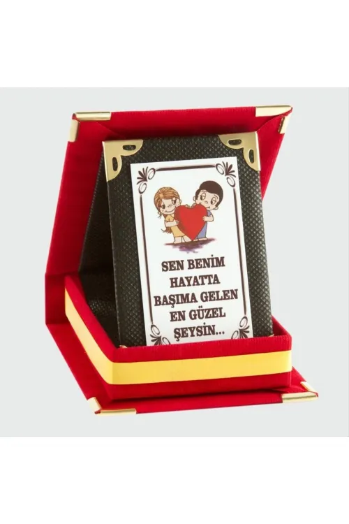 Sen Benim Hayatta Başıma Gelen En Güzel Şeysin Plaketi