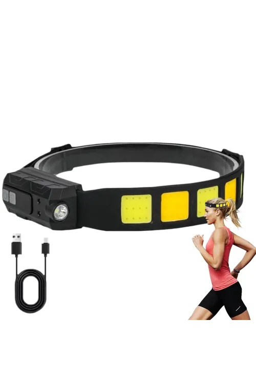 Sensörlü Cob Xpg Led Kafa Lambası  Wt-066