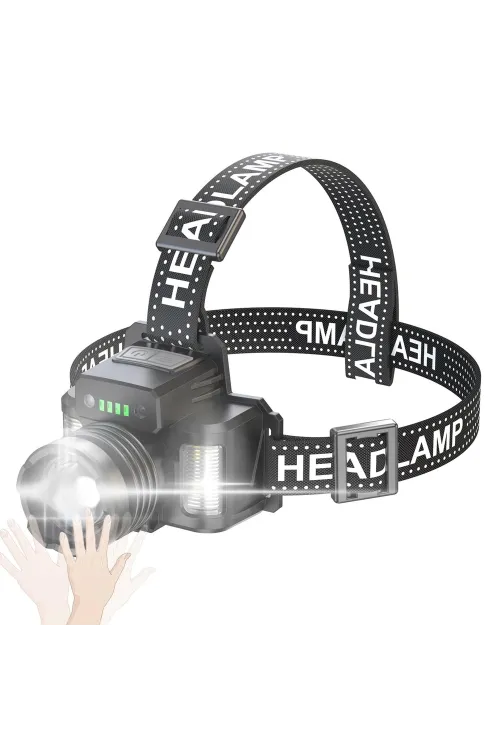 Sensörlü Cree Tg Led Şarjlı Kafa Lambası Wt-625