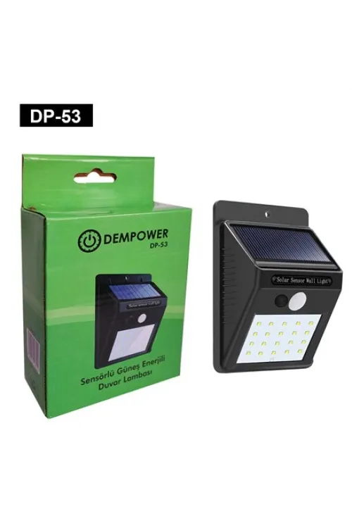 Sensörlü Güneş ENERJİLİ LED LAMBA