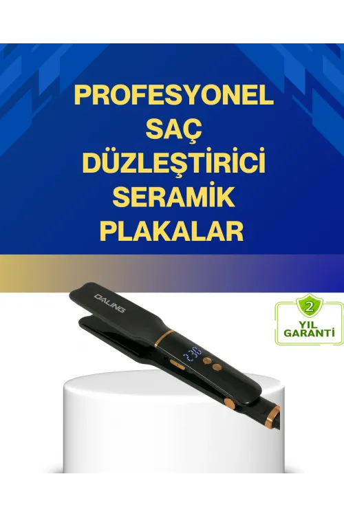 Seramik Plakalı Daling Saç Düzleştirici Kırılma Ve Dolanma Önleyici