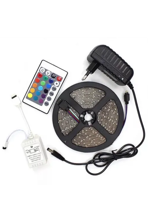 Şerit Led 5 Metre Kumandalı Animasyonlu Rgb