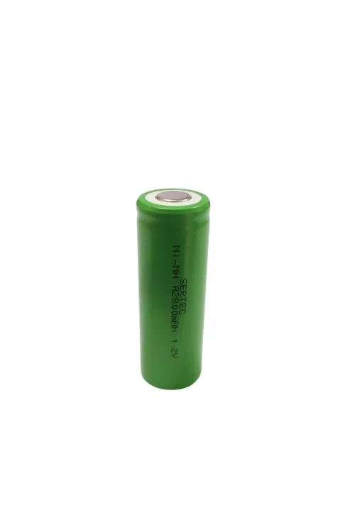 Sertec - 1.2v 2800 Mah - A Size - Ni-mh Şarjlı Pil - (başsız / Flat Head)
