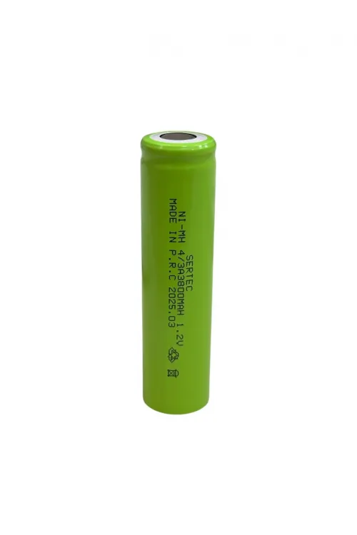 Sertec - 1.2v 3800 Mah - 4/3a - Ni-mh Şarjlı Pil - (başsız / Flat Head)