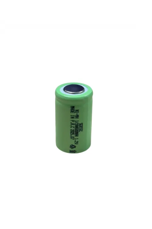 Sertec - 1.2v 500 Mah - 1/2aa - Ni-mh Şarjlı Pil - (başsız / Flat Head)