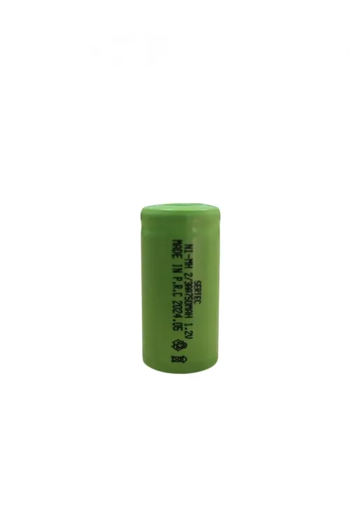 Sertec - 1.2v 750 Mah - 2/3aa - Ni-mh Şarjlı Pil - (başsız / Flat Head)