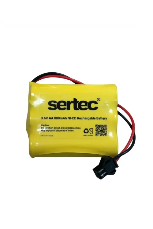 Sertec 3.6v 3s1p Aa 800 Mah Kablo + Siyah Konnektörlü Oyuncak Pili