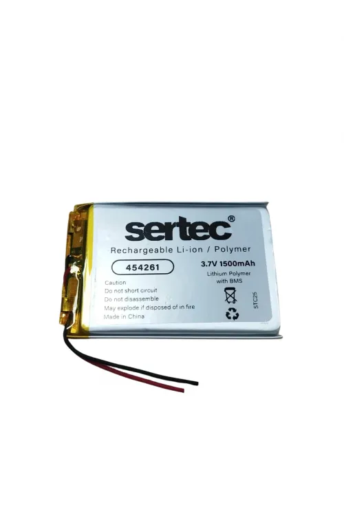 Sertec 454261 3.7v 1500 Mah Li-polymer Pil (devreli/1.5a)