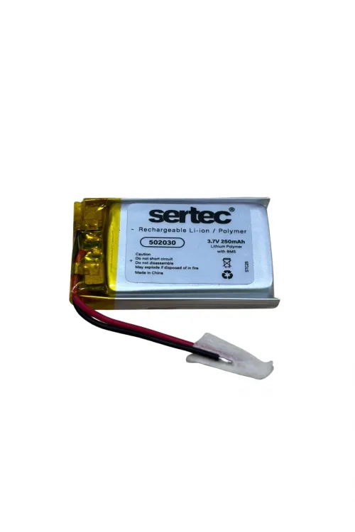 Sertec 502030 3.7v 250 Mah Li-polymer Pil (devreli/1.5a)